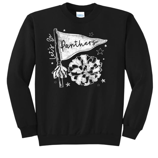 🖤 Let’s Go Panthers Cheer Sweatshirt – Pickerington Ohio