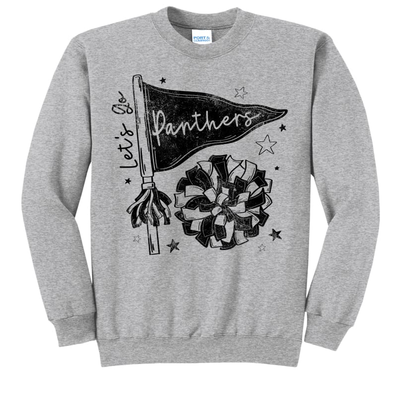 🖤 Let’s Go Panthers Cheer Sweatshirt – Pickerington Ohio