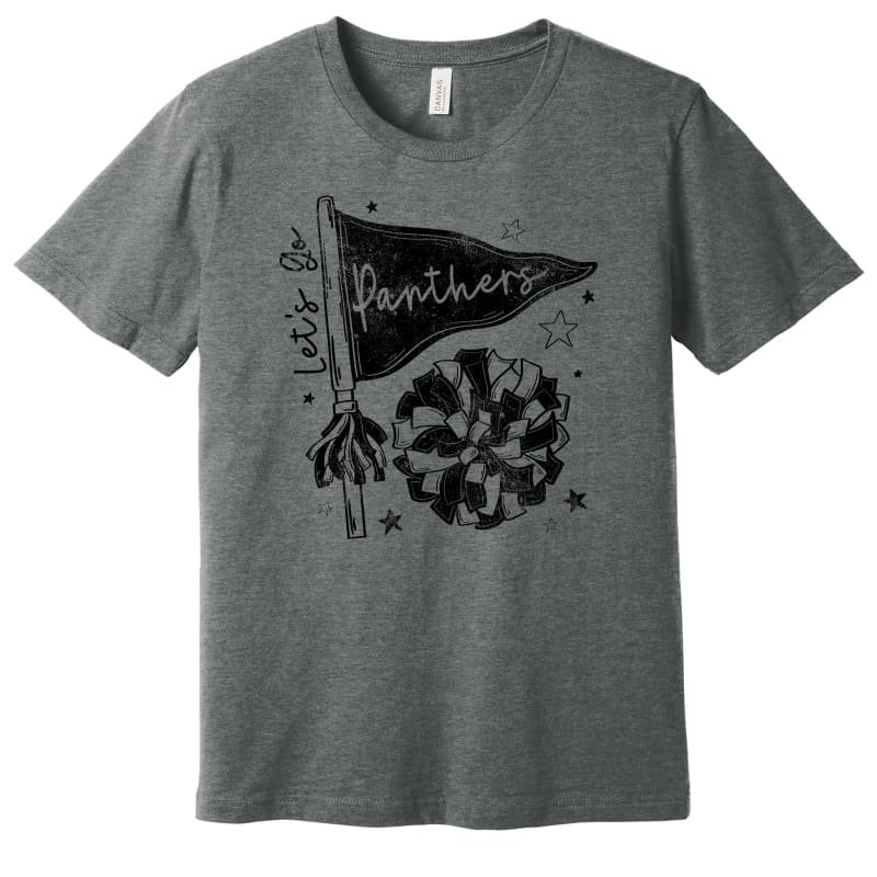 π³οΈβπ Letβs Go Panthers Cheer T-Shirt β Pickerington Ohio