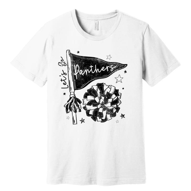 π³οΈβπ Letβs Go Panthers Cheer T-Shirt β Pickerington Ohio