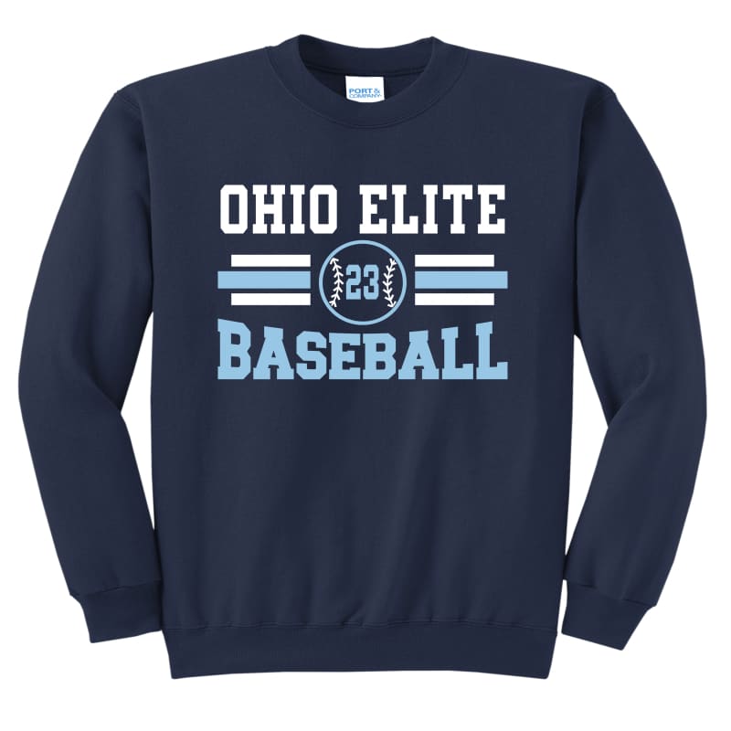 Ohio Elite Baseball Crewneck Sweatshirt – Team Fan Apparel