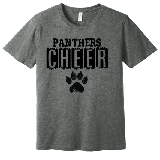🖤 Panthers Cheer Paw Print T-Shirt – Pickerington Ohio