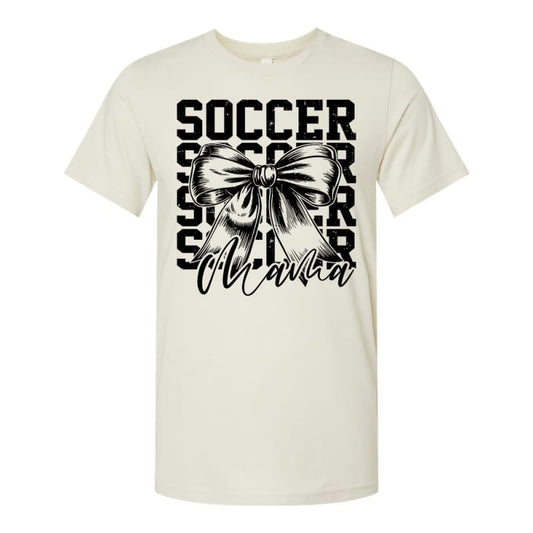 ⚽ Soccer Mama Custom Tee – Cream BELLA + CANVAS Unisex