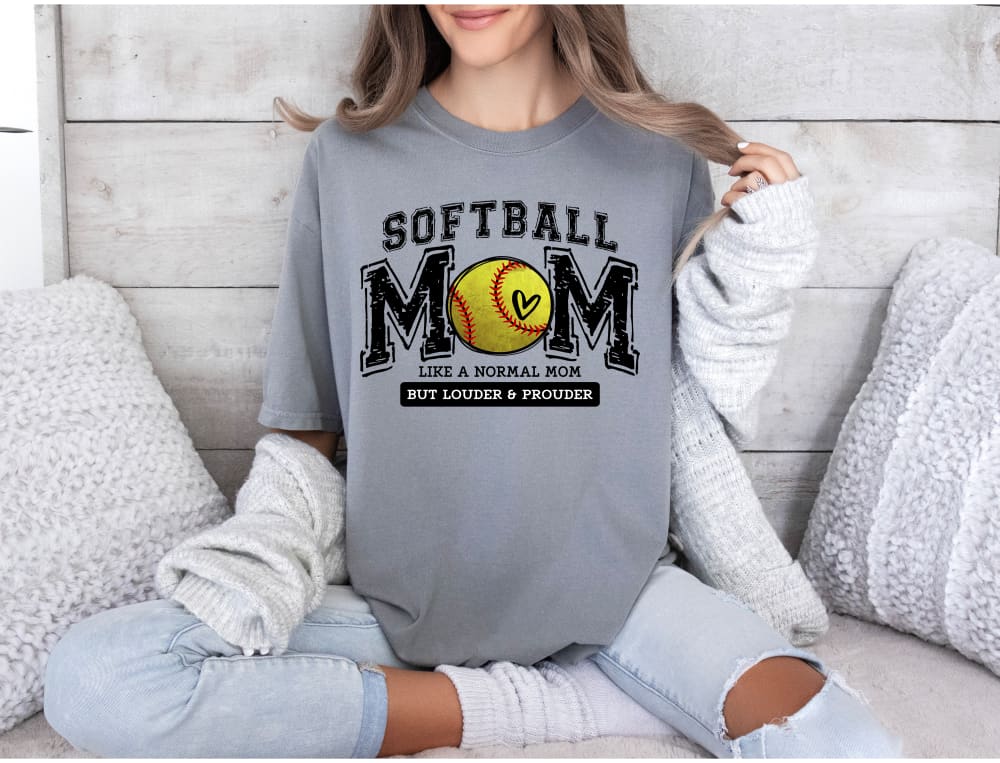 Softball Mom Louder & Prouder - Clothing