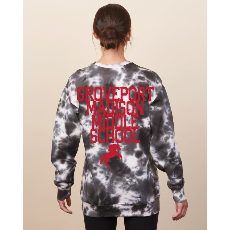 💪 South Strong Tie‑Dye Crewneck Sweatshirt | Groveport