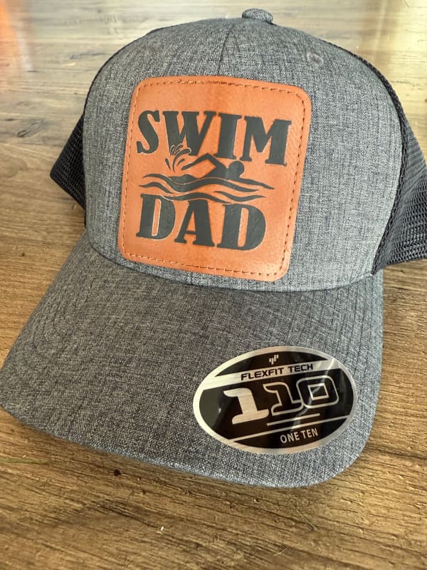 🧢 SWIM DAD Flexfit Trucker Hat – For Proud Poolside Dads