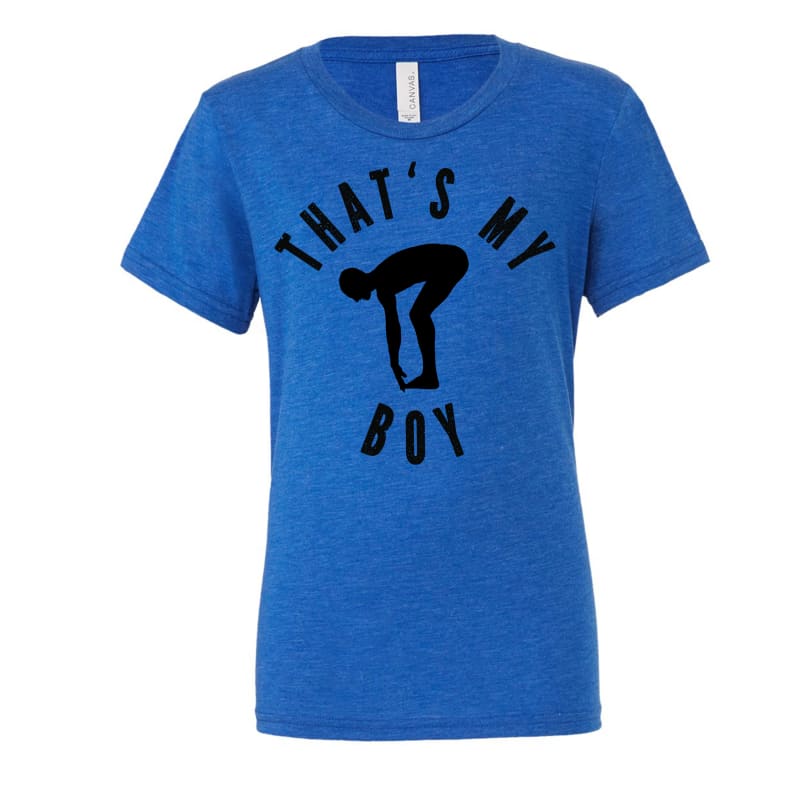 💙 “That’s My Boy” Swim Supporter T-Shirt – Personalizable