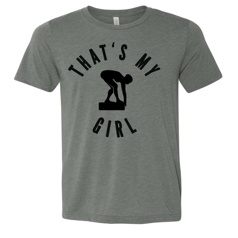 That’s My Girl Swim Tee – Custom Name Back - Youth Small
