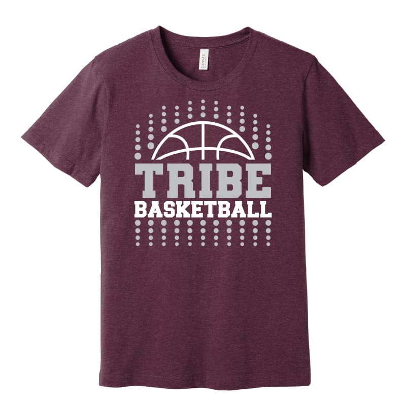 Tribe Basketball Dotted Tee – Canal Winchester - Small