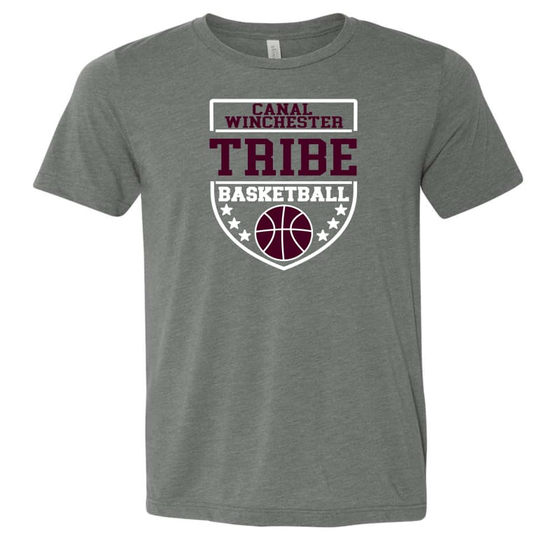 Tribe Basketball Shield Tee – Canal Winchester - Small