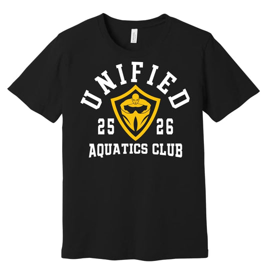 🖤 Unified Aquatics Club Team T-Shirt - Youth Small / Black