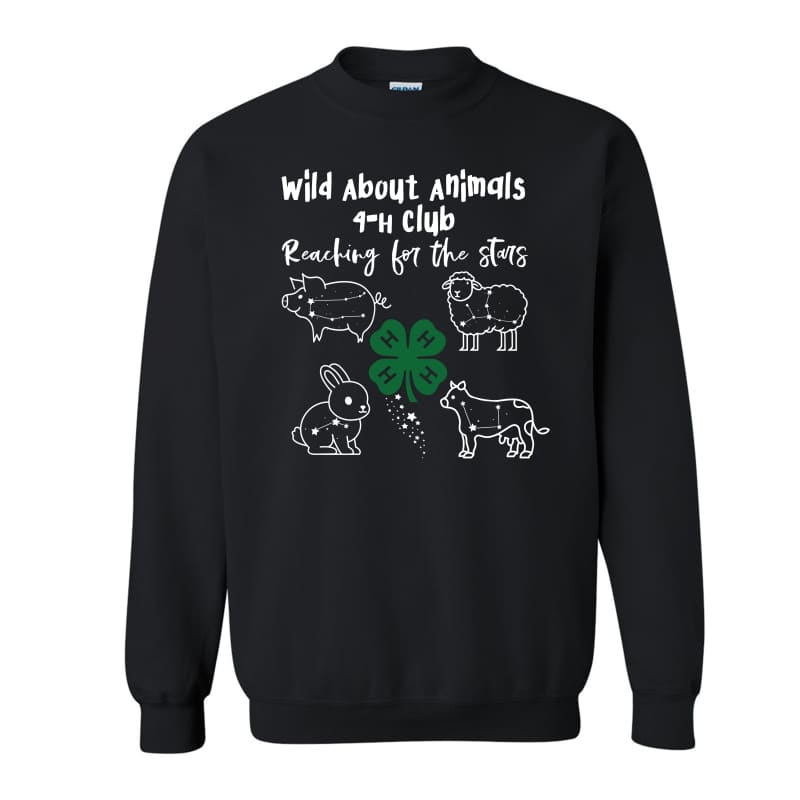 π Wild About Animals 4βH Club Crewneck Sweatshirt β