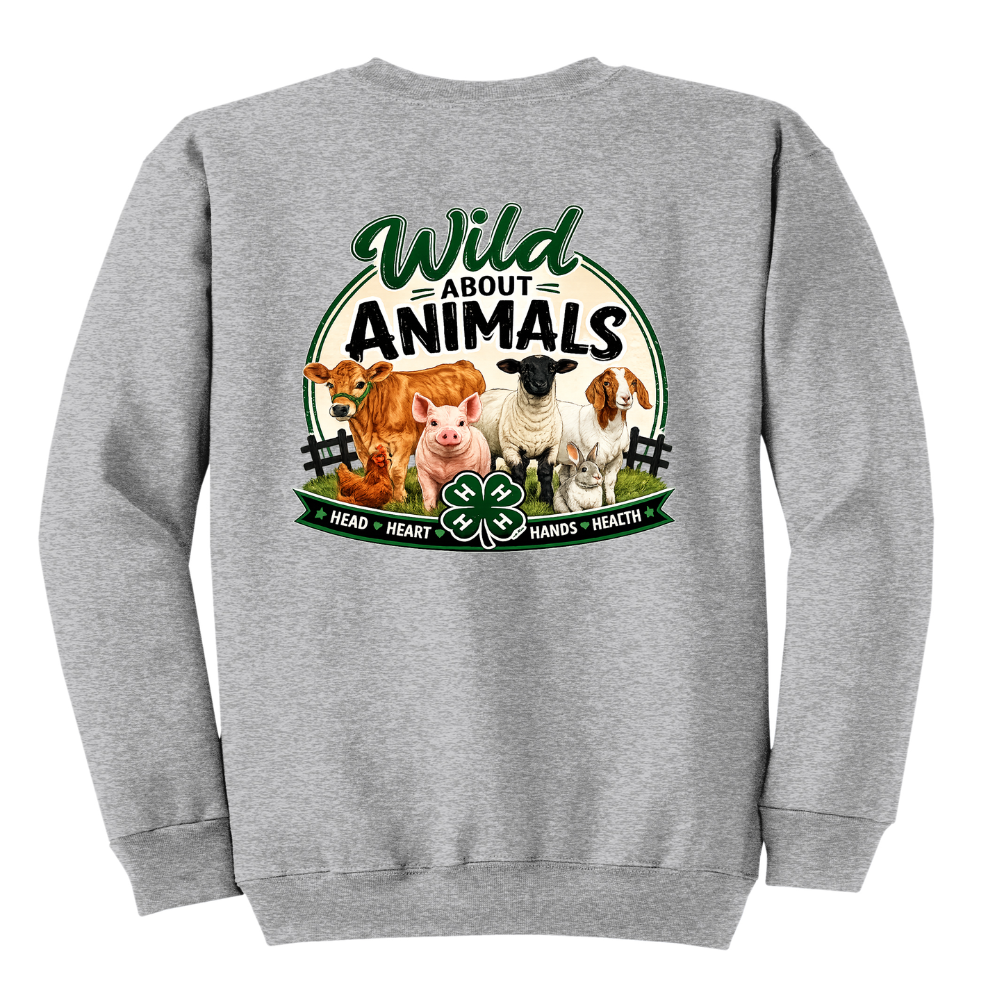 Wild About Animals 4-H Animal Lineup Sweatshirt