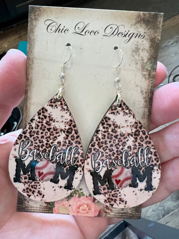 Baseball Mom Earrings
