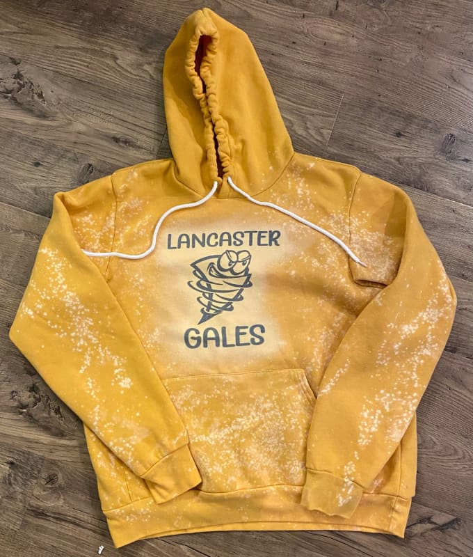 Bleached Lancaster Gales Sweatshirt Hoodie - XS / Heather 