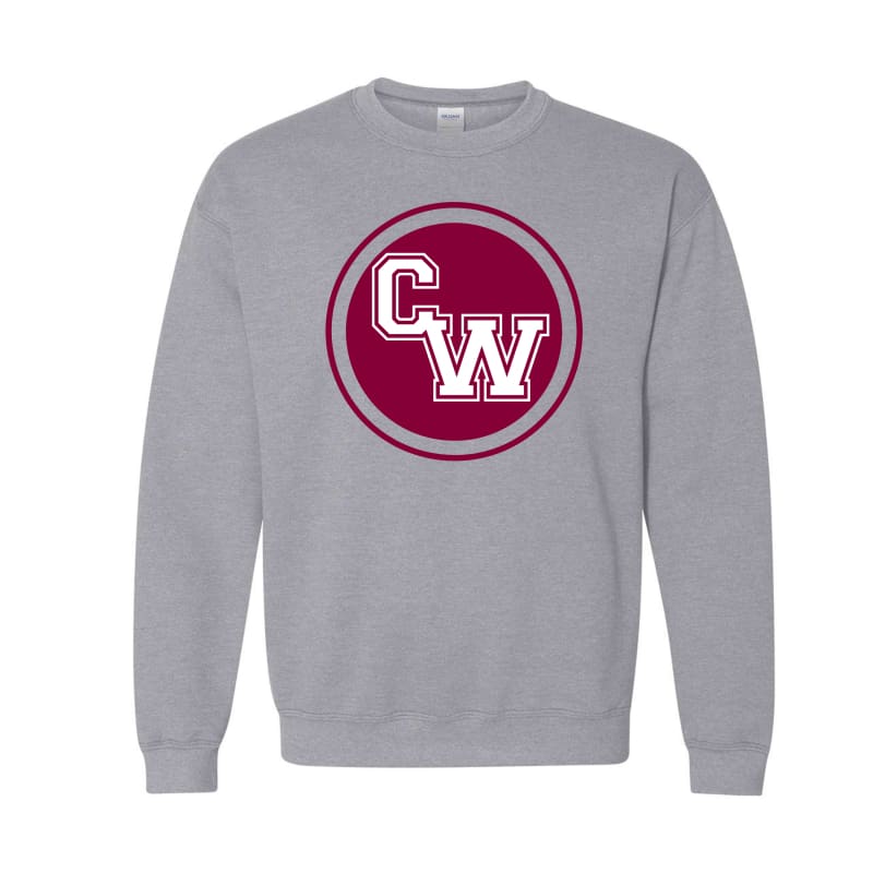 CW Adult Crew Sweatshirt - Small / Sport Grey - Sweatshirt