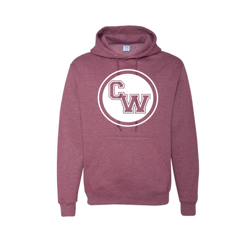 CW Adult Hood Sweatshirt - Small / Maroon - Sweatshirt