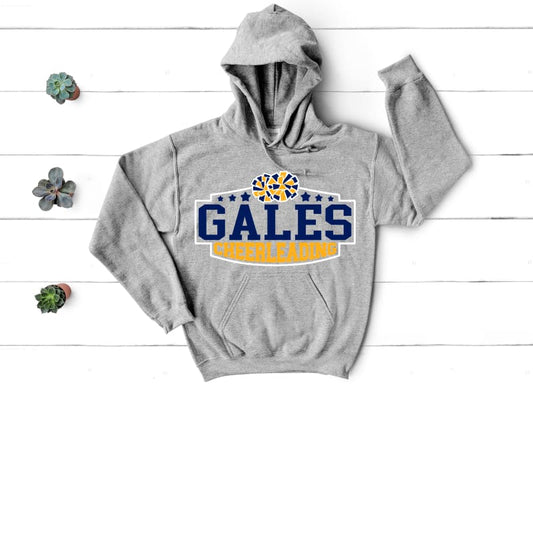 Gales Cheerleading Sweatshirt - Youth Small / Hood -