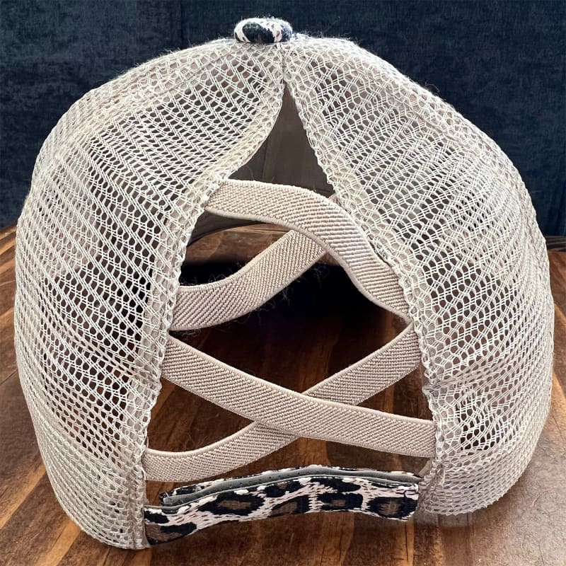 Mama Custom Leather Patch Hat - Trucker Hats