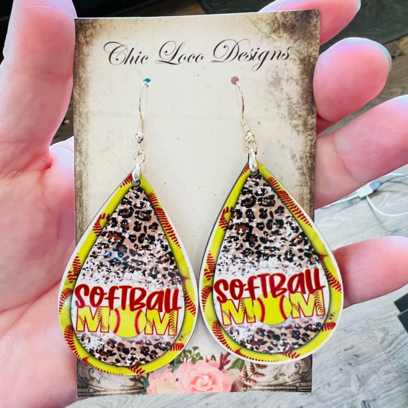 Softball Mom Earrings