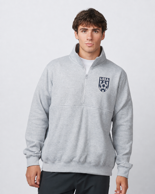 LSSA Soccer Embroidered Unisex Half-Zip Sweatshirt