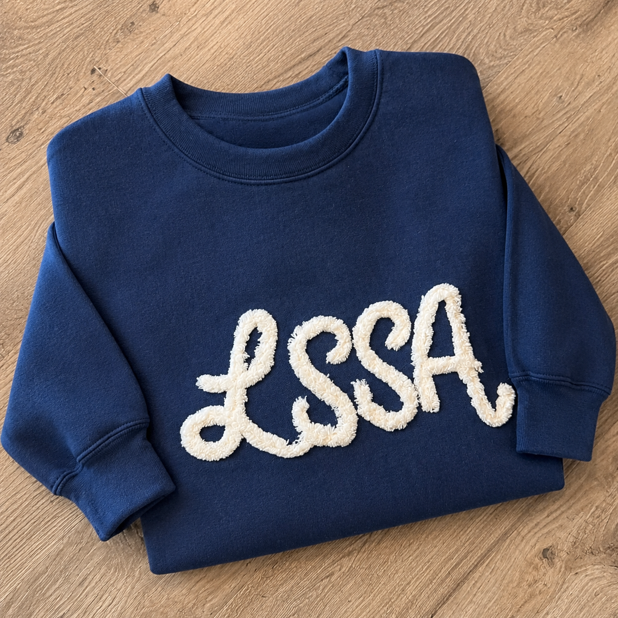 LSSA Chenille Sweatshirt with Personalized Name Option