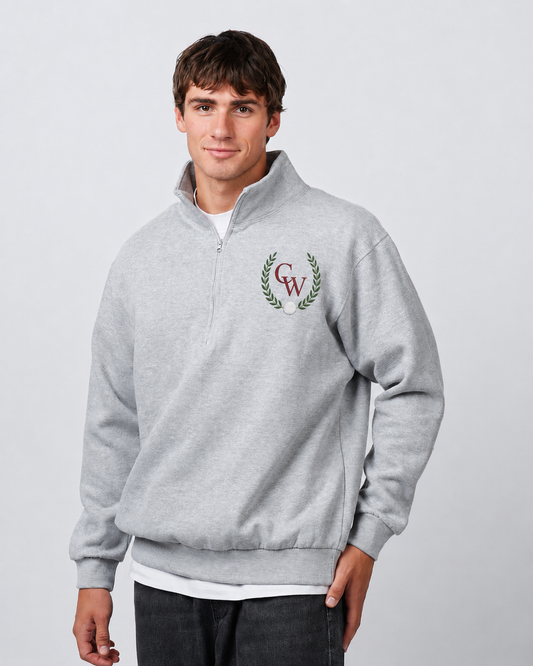 Canal Winchester Indians Quarter-Zip Pullover – Embroidered Golf Performance Pullover