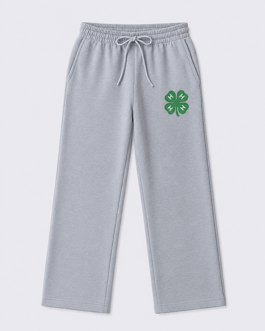 Wild About Animals 4-H Embroidered Wide Leg Sweatpants