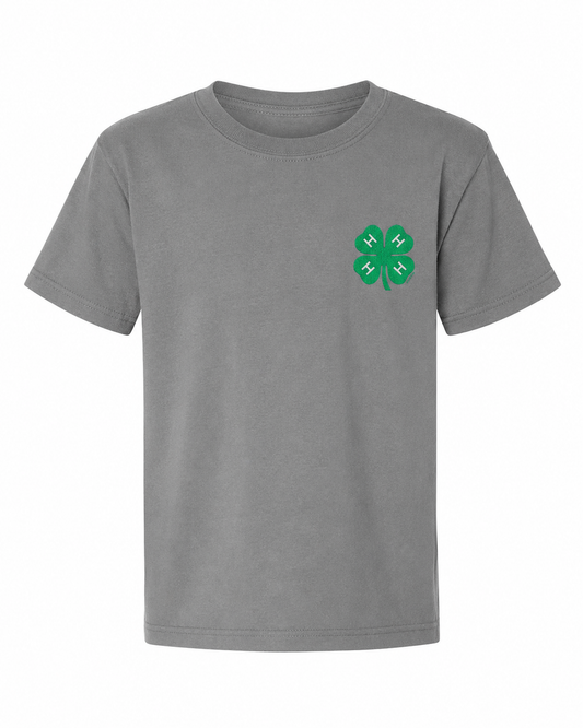 Comfort Colors® Embroidered 4-H Clover Tee | Show Your 4-H Pride