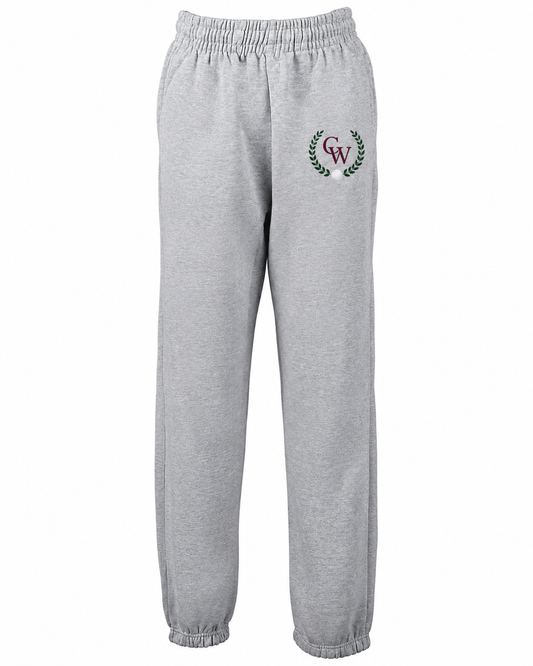 Canal Winchester Golf Embroidered Fleece Joggers – CW Crest Sweatpants | Youth & Adult Sizes