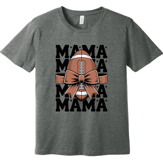 Football Mama T-Shirt – Custom Football Mom Tee with Personalized Player Number | Canal Winchester Football Apparel