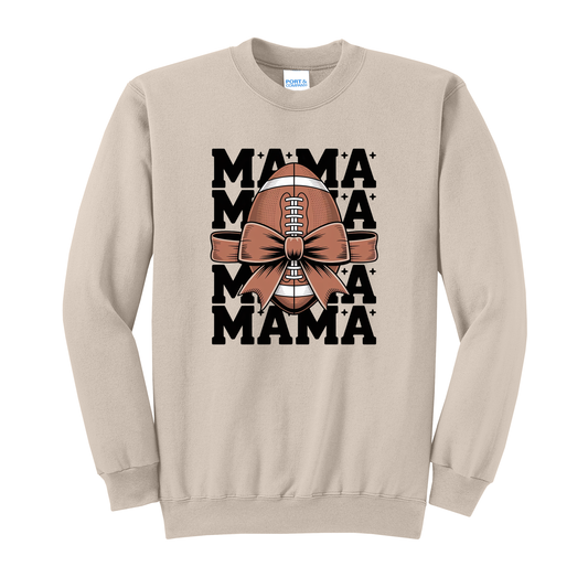 Football Mama Sweatshirt – Custom Football Mom Crewneck with Personalized Player Number | Canal Winchester Football Apparel