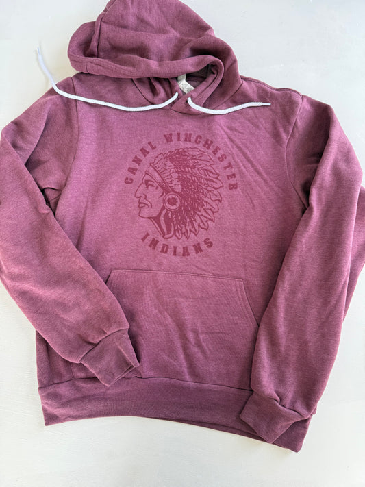Canal Winchester Indians BELLA+CANVAS Hoodie – Ready to Ship