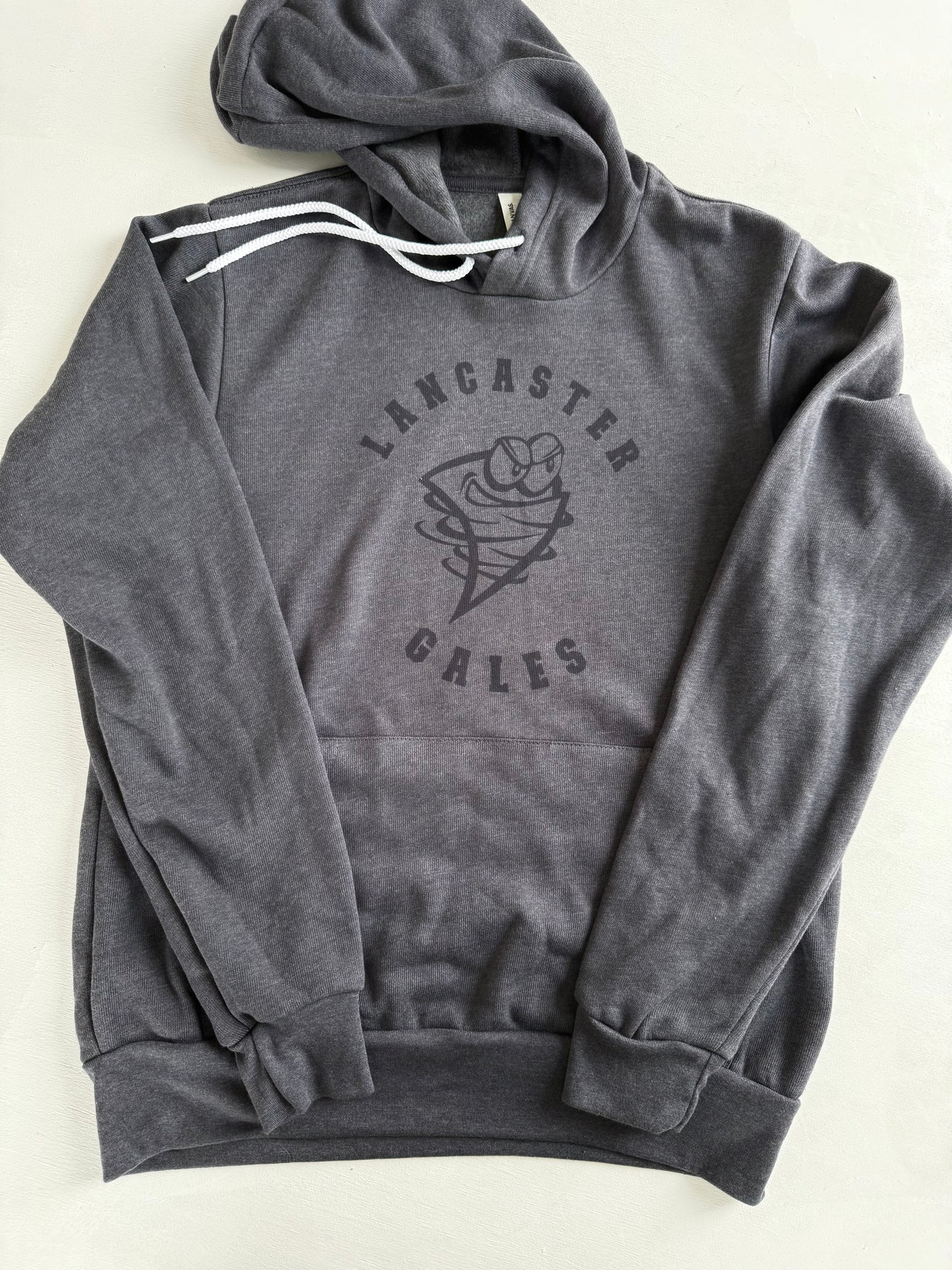 Lancaster Gales Vintage Wash Hoodie – Navy