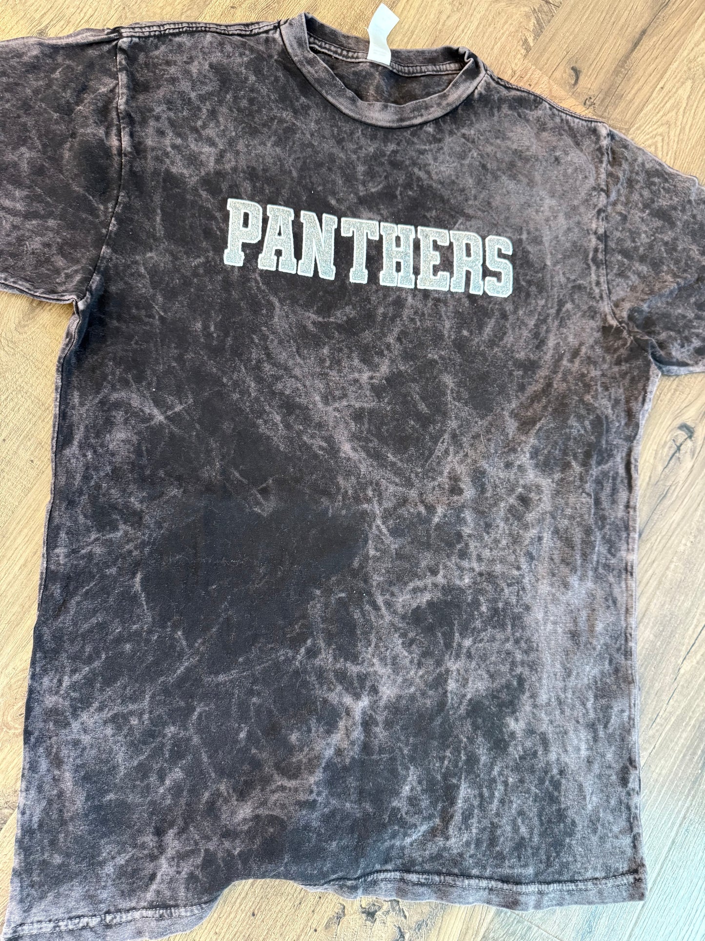 Bold Glitter “PANTHERS” Crew T‑Shirt (also in Hoodie) – Adult Sizes S‑2XL