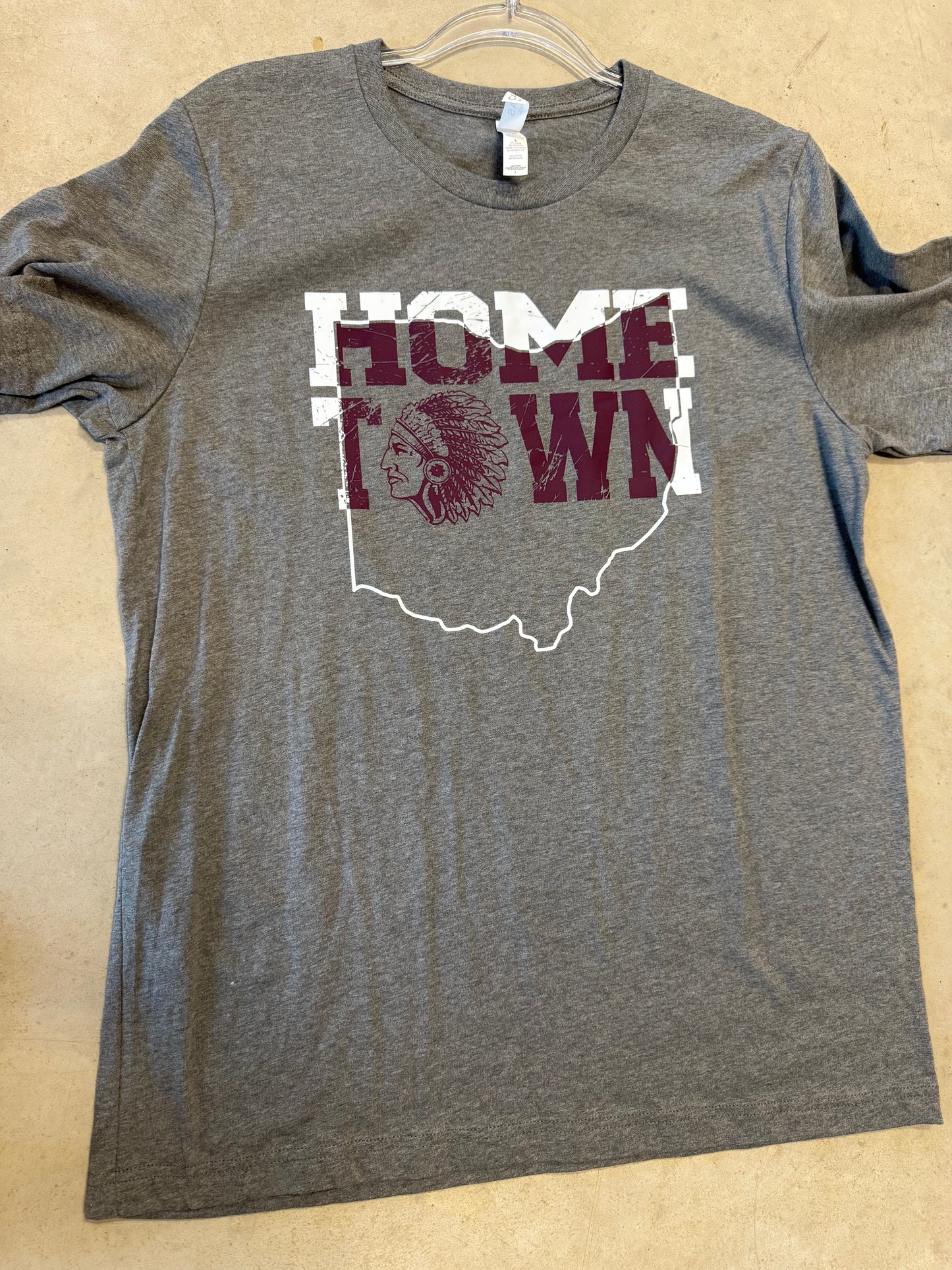 ✨ “Hometown” Unisex Graphic T-Shirt – Adult School Spirit Tee | Local Pride Shirt