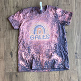Adult Bleached Rainbow Gales Tee - Small - Clothing