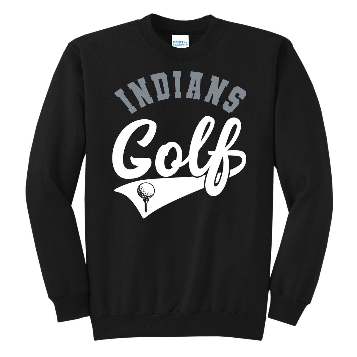 Canal Winchester Indians Golf Sweatshirt – Golf Graphic Hoodie & Crewneck | Youth & Adult Sizes | Black, Maroon & Grey