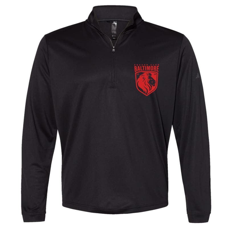Baltimore Soccer Club Adidas Quarter Zip – Black XS / Red