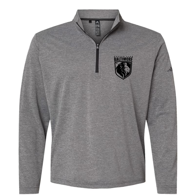 Baltimore Soccer Club Adidas Quarter Zip – Grey XS / Black