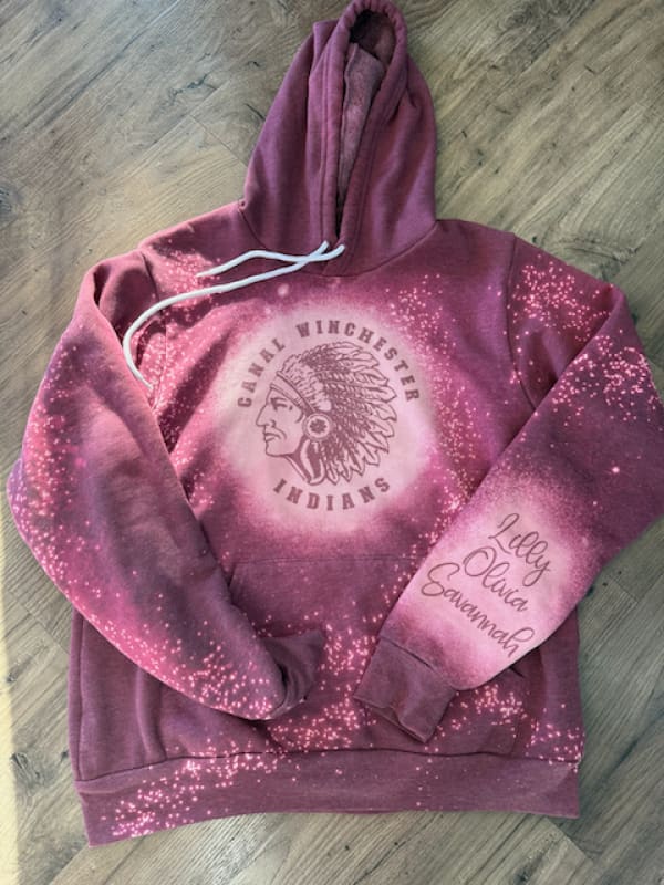 Bleached Canal Winchester Indians Hoodie - Small / Bleached