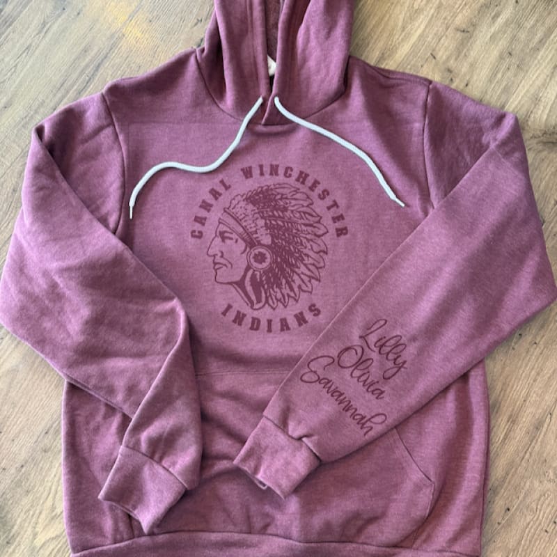 Bleached Canal Winchester Indians Hoodie - Small