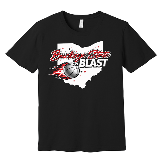 🔥 Buckeye Blast Basketball T-Shirt – AAU Team Spirit Shirt (Youth & Adult Sizes)