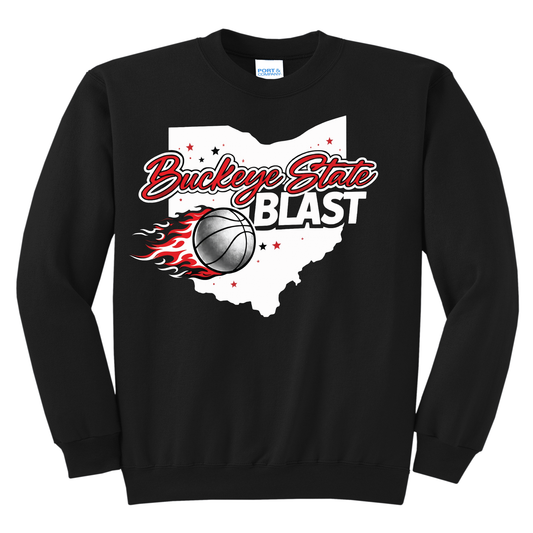 🔥 Buckeye Blast Basketball Sweatshirt – AAU Team Spirit Shirt (Youth & Adult Sizes)