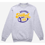 Bulldogs Football Custom Number Sweatshirt - Clothing
