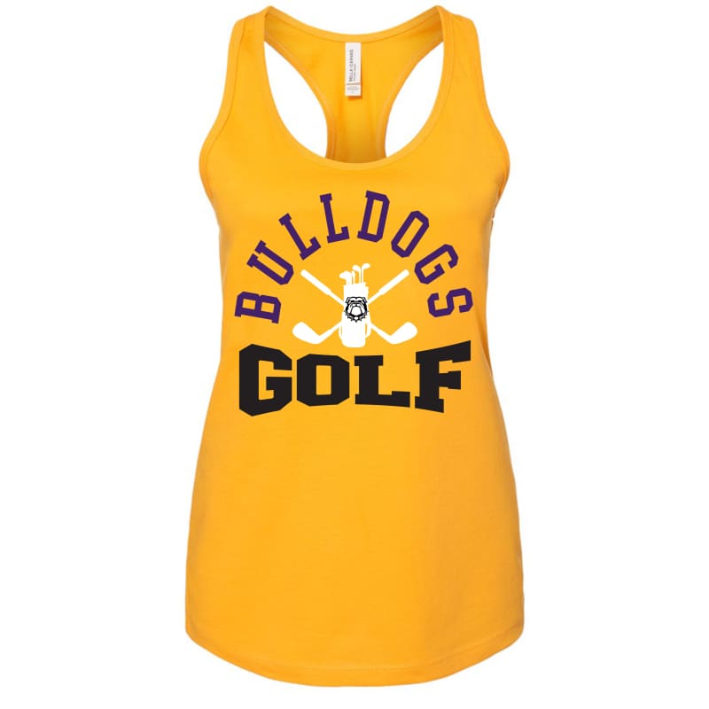Bulldogs Golf Racerback Tank – Carroll Ohio Girls Golf