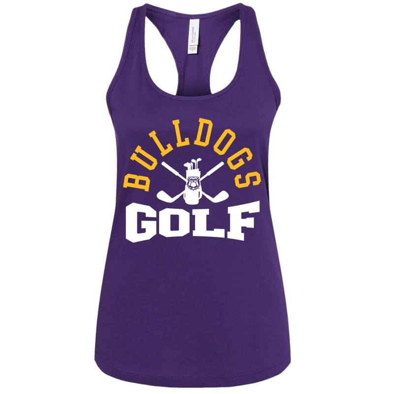 Bulldogs Golf Racerback Tank – Carroll Ohio Girls Golf