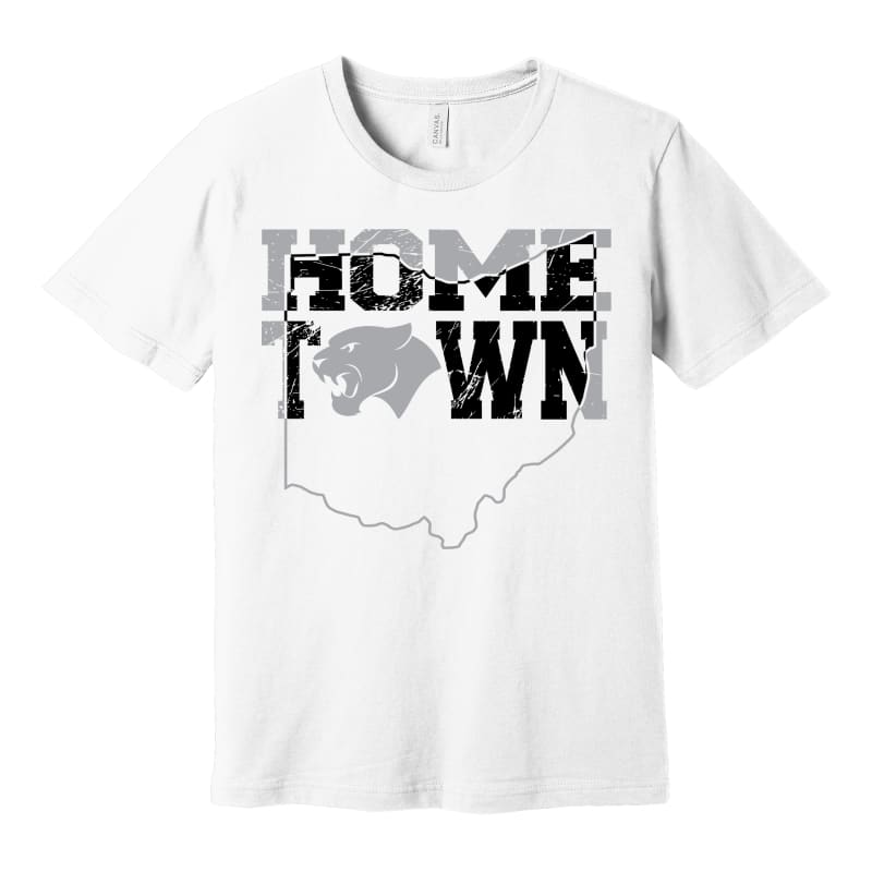 Home Town Pickerington Tee - Small / White / Short