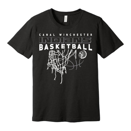 Canal Winchester ’Indians Basketball Net’ Tee - Small