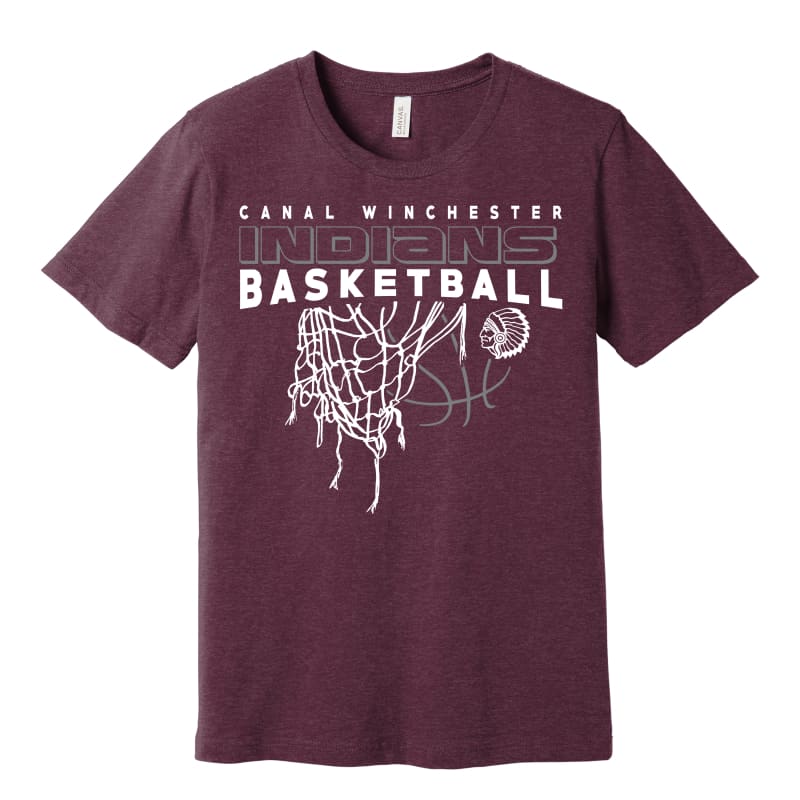 Canal Winchester ’Indians Basketball Net’ Tee - Small